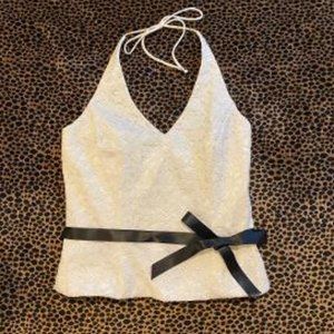 XSCAPE White Lace Top - NEW!